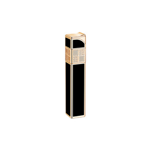 Briquet à gaz métallique coupe-vent, flamme carrée rouge, rechargeable au butane, portable, cadeau d'affaires - Product Image 4