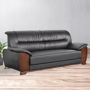 Conjunto de Sofá de Oficina Moderno y Sencillo con Mesa de Centro para Recepción Empresarial, Negociación de Tres Personas, Espera o Relajación - Product Image 1