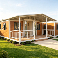 Casa Prefabricada Expandible, Vivienda Modular Moderna, Casa Contenedor Portátil para Proyecto de Villa Residencial