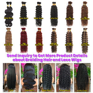 Bán Sỉ Tóc Thẳng Lớp Biểu Bì Thô Tóc Thật 100 Tóc Thật Tóc Chồn Brazil <span class=keywords><strong>3</strong></span> Bó Thẳng Có Ren Phía Trước - Product Image 4