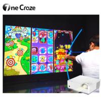 Nuevo Juego Interactivo de Tiro con Arco por Proyección, Equipo de Proyección de Pared Multijugador, Personalizable para Adultos y Niños en Parques Infantiles