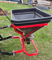 Haute qualité diffusion pelouse semoir jardin sel épandeur ATV attelage électrique engrais épandeur