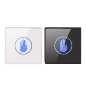 Gehard Glas Touchless Sensor <span class=keywords><strong>Exit</strong></span> Knop Geen Aanraking <span class=keywords><strong>5</strong></span>-8Cm Infrarood Golf Sensor Schakelaar Oppervlak Mount Touchscreen Voor Eenvoudig Gebruik - Product Image 3