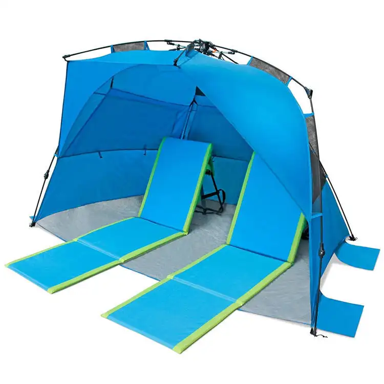Neues Design 190t Polyester Summer Beach Zelt Tragbares Strand zelt Pop Up Beach Zelt