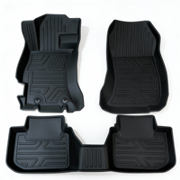 Tapis de sol de voiture universels en caoutchouc 3D personnalisés de marque sportive imperméables avec logo pour Subaru WRX WRX STi 2015-2021