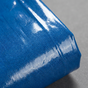Bâche bleue robuste, écologique, ignifuge, 350 GSM, 70% PVC + 30% PET, imperméable, résistante aux UV, en tissu tissé pour extérieur - Product Image 5