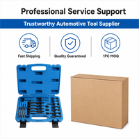 Kit d'outils de dépose et d'extraction d'électrodes de bougies de préchauffage (22 pièces) pour bougies cassées ou bloquées – Kit de réparation de moteur diesel – Solution d'approvisionnement unique