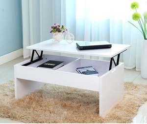 B08-2 <span class=keywords><strong>Meuble</strong></span> de salon moderne Table basse en métal robuste réglable Mécanisme de levage pratique Conception pliable durable - Product Image 5