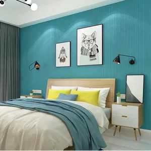 Design de alta Qualidade Decoração de Casa 3D Estúdio Puro Stripe Papel De Parede Papel De Parede Quarto Sala de estar
