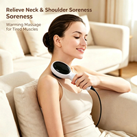 Masseur thermique portatif en tourmaline pour les méridiens, thérapie par chaleur infrarouge, machine relaxante pour les mains et le corps, utilisation domestique portable, recharge USB