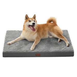 Comfortabel hondenbed, wasbaar, antislip bodem, waterdichte binnenkant, eierkrat schuim, huisdiermatras - Product Image 1