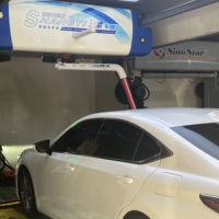 Machine de lavage de voiture automatique, petite et portable, 220V, avec sécheuse et paiement par carte pour mobile