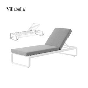 Chaise longue en aluminium, mobilier d'extérieur, mobilier de patio moderne et luxueux, chaise longue de piscine, de plage et de jardin - Product Image 3