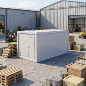 Maison modulaire préfabriquée abordable, mobile, à plusieurs étages, démontable, en conteneur, pour dortoir temporaire - Product Image 1