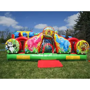 giant commercial jungle inflatable castle inflatable jumper animal inflatable bouncers amusement park