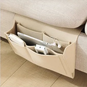 Felt <b>Bedside</b> <b>Storage</b> Organizer Anti-slip <b>Bedside</b> Bag Bed Side Hanging Couch <b>Storage</b> Bed Holder Pockets for - Product Image 3