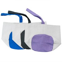 Panier de Pâques en lin Sunyee en gros avec poignées, panier réutilisable en tissu pour la chasse aux œufs de Pâques pour enfants, paniers cadeaux pour bonbons et herbe de lapin