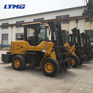 Ltmg-mini carretilla elevadora de 4 ruedas para todo terreno, motor diésel de 3 toneladas y 3,5 toneladas, a la venta - Product Image 2