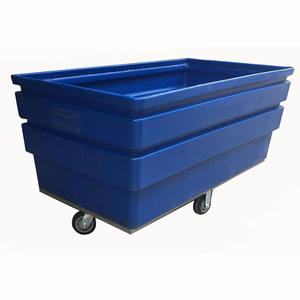 Wasmand van kunststof, waskar voor grote hoeveelheden, wasmand van kunststof in kubusvorm - Product Image 2