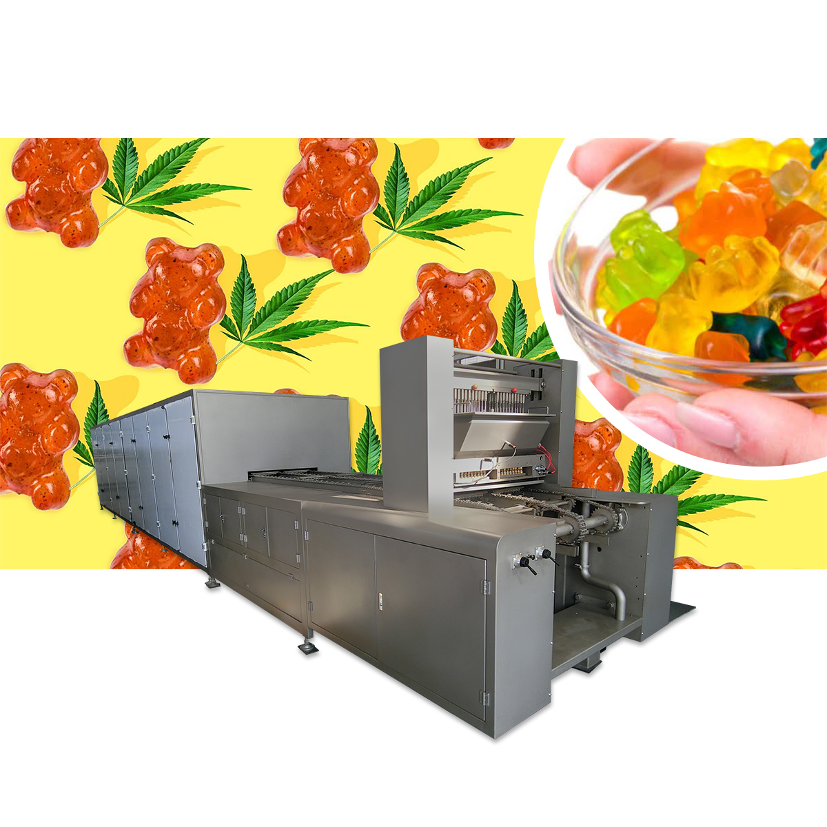 80 кг/ч автоматическая машина для производства естественных ароматизаторов, машина для производства мастики, витаминов, желе, конфет, линия по производству конфет, заводская цена