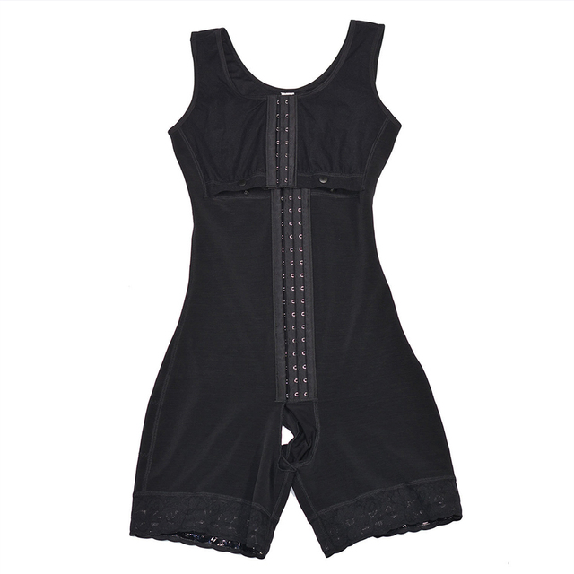 Full Body Shapewear Bodysuit Colombian Polyamide Anti-Bacterial Medium Control Butt Lift Slim Corset Weight Loss Women