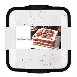 Sartén antiadherente de silicona para hornear pasteles, bandeja cuadrada para hornear pasteles - Product Image 1