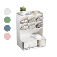 Porte-stylos incliné, organiseur de bureau multifonctionnel pour étudiants et enfants, support de papeterie, organiseur de cosmétiques