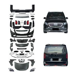 Modificación y actualización de coches 2004-2015: parachoques delantero, capó, guardabarros, parachoques trasero y portón trasero 2023 para Benz Vito Viano Maybach - Product Image 1