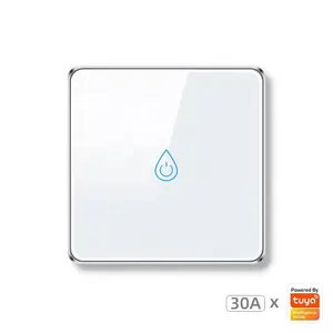 30A smart water heater switch eu uk standard BLE wireless remote control boiler switch WiFi compatible with Alexa/Google Home