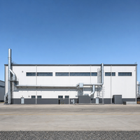Bâtiment industriel préfabriqué en acier pour usine, atelier, centre de production
