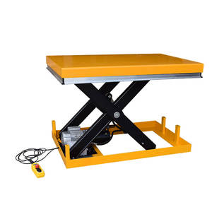 Fabricante Fijo plataforma de elevación semieléctrica mejor precio plataforma de elevación de control remoto plataforma hidráulica eléctrica - Product Image 4