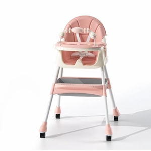 Silla Alta Multifuncional para Bebés de 6 a 36 Meses, Fabricada en Plástico PP y Tubo de Acero, Gran Venta - Product Image 2