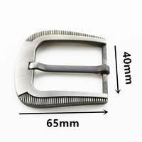 Boucle de ceinture personnalisée pour homme 40 mm en alliage de zinc gris argenté, accessoires de quincaillerie en gros