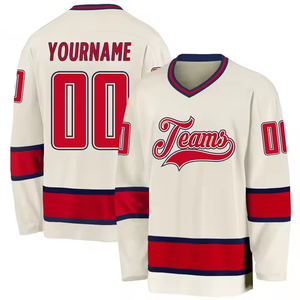 Tonton Factory - Vente en gros de maillots de hockey de haute qualité avec différents noms et numéros de joueurs - Maillot de hockey sur glace personnalisé pour hommes - Sublimation - Product Image 6