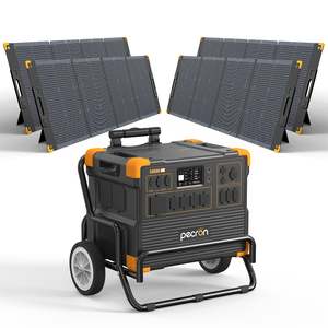 Generador PECRON E3600LFP 3072Wh 3600W con Batería de Almacenamiento de Energía Solar para Vida Fuera de la Red, Disponible en EE. UU. y la UE, E3600LFP+4 X PV300W E3600LF - Product Image 1