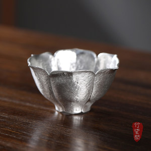 Pure Tin Lotus <b>Tea</b> <b>Set</b> Irregular Shape Handmade <b>Tea</b> Ceremony Item For Afternoon <b>Tea</b> Guizhou Origin - Product Image 1