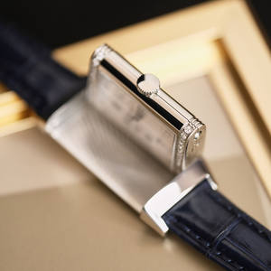 Montre mécanique manuelle de luxe pour femmes sur mesure avec bracelet en cuir et boîtier carré étanche - Product Image 5