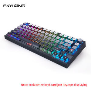 Clavier mécanique SKYLOONG 75% avec interrupteurs optiques <span class=keywords><strong>Gateron</strong></span>, touches PBT double injection pour clavier PC de fabrication originale, jeu - Product Image 2