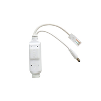 Divisor POE de 48V a 5V, divisor Ethernet POE USBC, resistente al agua, 5V, 2A, 802.3af a 15W, 24W, exterior