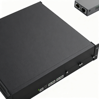 PC Industrial Integrado OEM ODM Intel I5 I7 I9 de 11ª-12ª Generación, 6 LAN, 4 RS232 COM, Montaje en Riel DIN, Computadora de Escritorio Industrial con Win10 Linux