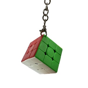 <span class=keywords><strong>Cubo</strong></span> pequeño de Color sólido personalizado 3x3 Mini <span class=keywords><strong>cubo</strong></span> mágico rompecabezas llavero educativo <span class=keywords><strong>Cubo</strong></span> de velocidad Simple - Product Image 3