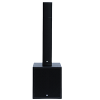 Système de Colonnes Line Array DBK pour Fêtes Extérieures, Audio Sonore, Subwoofer Actif 900W, Système d'Enceintes Colonnes 3 Canaux