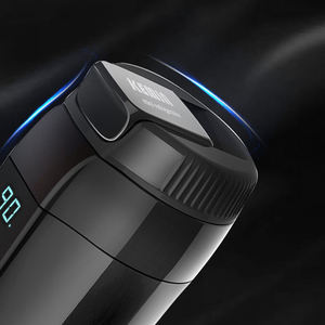 Bouteille Chauffante Intelligente pour Voiture, Tasse de Voyage <span class=keywords><strong>Isotherme</strong></span> en Acier Inoxydable à Chauffage Électrique avec Contrôle de Température - Product Image 2