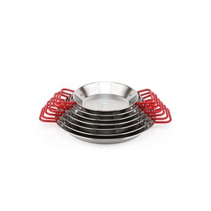 Sartén de Pealla de acero inoxidable, sartén española con tamaños grandes de alta calidad - Product Image 3