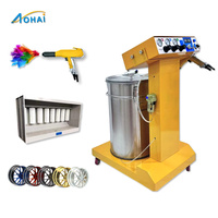 Équipement de peinture électrostatique manuelle à poudre pour revêtement métallique, haute qualité, prix bas, usine chinoise, modèle AH-812, à vendre