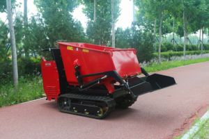 <span class=keywords><strong>Mini</strong></span>-chargeuse sur chenilles motorisée pour béton, avec benne basculante, pompe hydraulique et <span class=keywords><strong>moteur</strong></span> Briggs & Stratton, fabriquée en Chine - Product Image 4