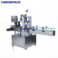 Machine de bouchage automatique de bouteilles d'eau avec courroie synchrone en acier inoxydable, bouchonneuse haute vitesse pour bouteilles en plastique et en verre