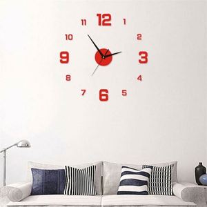 3D Luminous Floor <b>Clock</b> Frameless Acrylic DIY <b>Digital</b> Quartz LUMINOVA Minimalist Silent Living Room Bedroom Office Wall Decor - Product Image 4