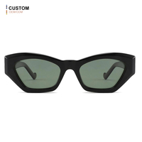 Lunettes tendance Lunettes de soleil œil de chat faites à la main Lunettes de soleil vintage de luxe Lunettes de soleil polarisées épaisses personnalisées pour hommes Lunettes de soleil en acétate pour femmes