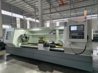Tour CNC avec tour à rouleaux horizontal CNC, tour CNC horizontal